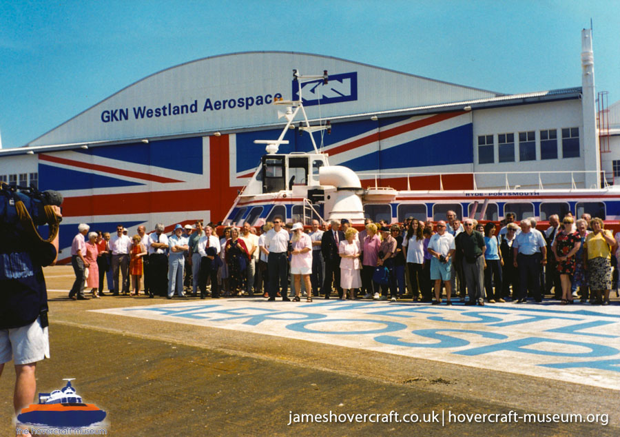 AP1-88 hovercraft promotional day by BHC -  (credit: The <a href='http://www.hovercraft-museum.org/' target='_blank'>Hovercraft Museum Trust</a>).